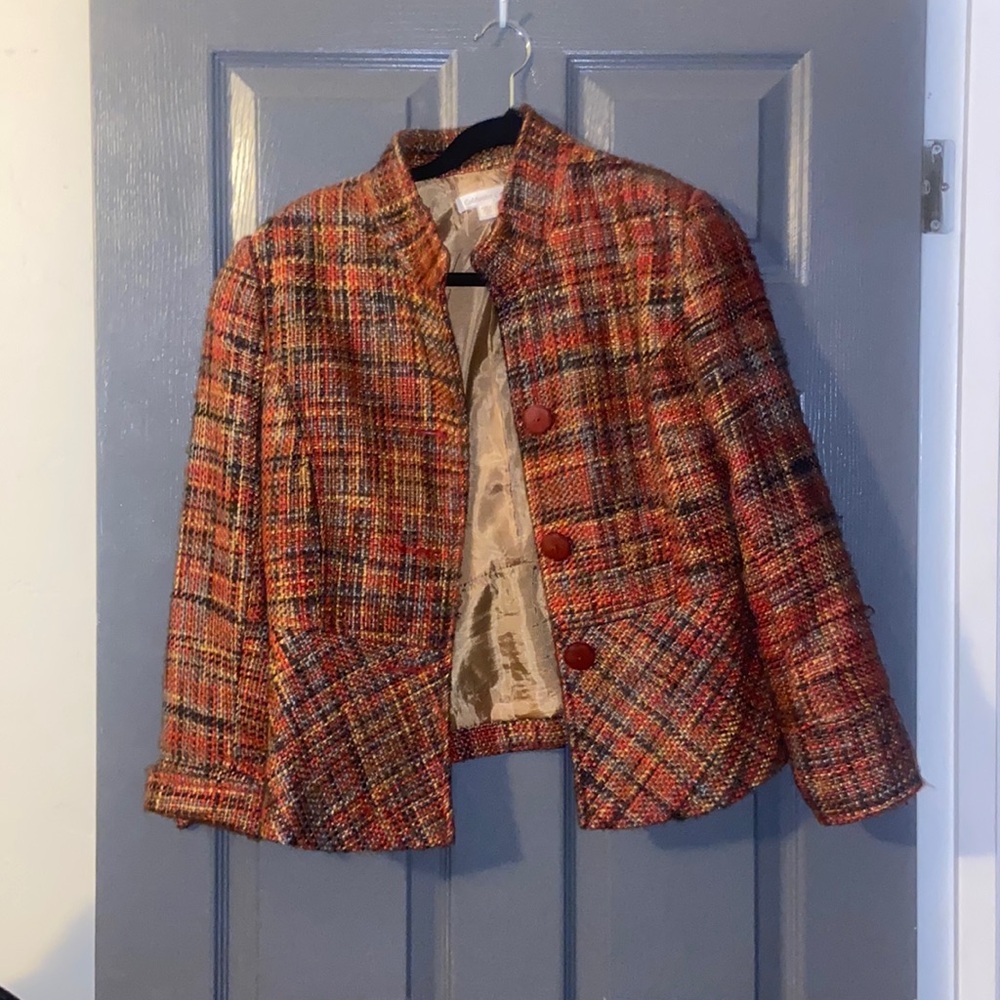 Coldwater Creek bright multi colored jacket